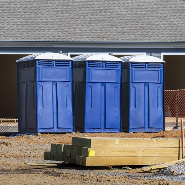 how do you dispose of waste after the portable restrooms have been emptied in Panna Maria Texas